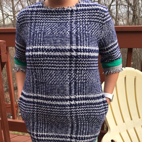 English Factory Tweed Grid Shift - Picture 8 of 8